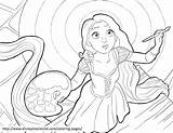 Coloring Pages Disney Paint Painting Rapunzel Tangled Printable Tower Drawing Princess Splatter Color Print Sheet Getcolorings Getdrawings 39s Popular sketch template