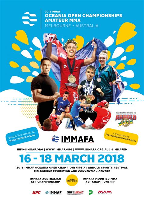 Immaf 2018 Immaf Oceania Open Championships Introduces New Divisions