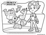 Rusty Rivets Coloring Pages Robots Printable Colouring Book Sheets Colour Worksheets Getdrawings Drawings Choose Board S3 Amazonaws sketch template