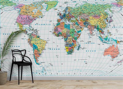 colorful ellipse world map wallpaper  atsblevins gray