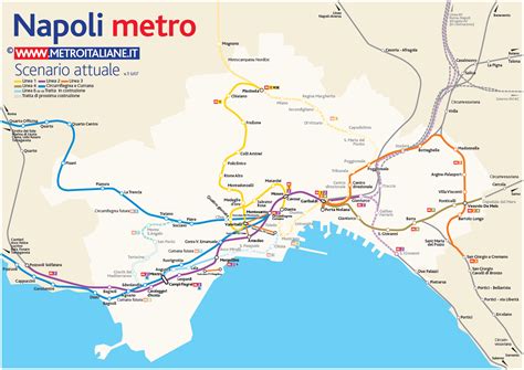 naples metro map toursmapscom