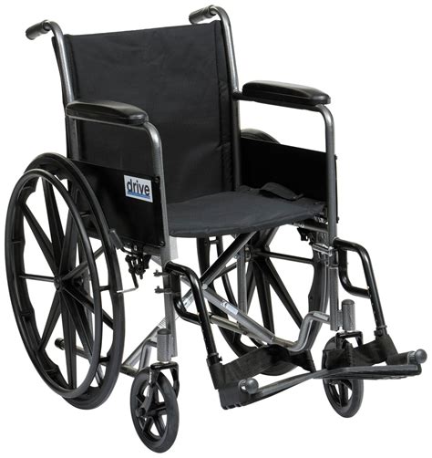 buy drive devilbiss care  propel silver sport wheelchair   seat width black