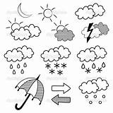Weather Symbols Coloring Pages Kids Stock Illustration Worksheet Report Vector Getdrawings Worksheeto Via Drawing Cloudy Lightning Sheets Xyz Depositphotos sketch template