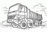 Kids Truck Mercedes Coloring Dump Trucks Pages Wuppsy Transportation Acessar Colorir Para sketch template