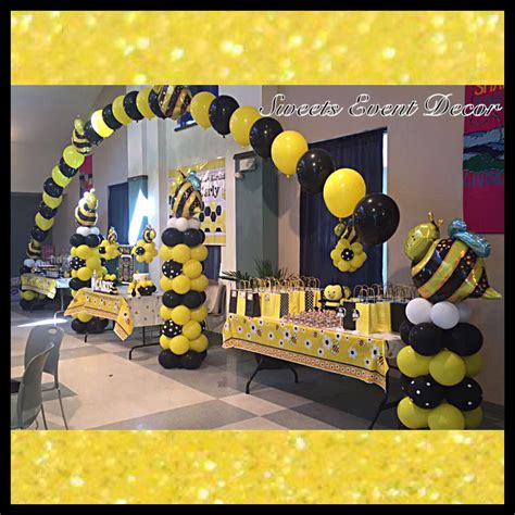 bee theme decoration  sweets event decor bumble bee birthday bee