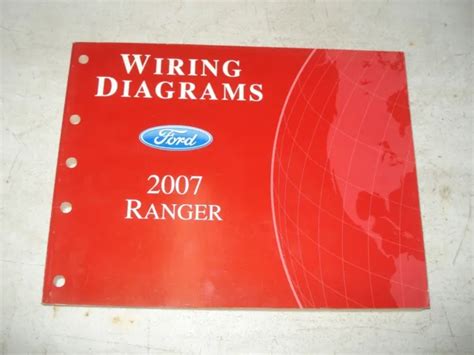 ford ranger wiring diagrams service manual shop repair book  picclick