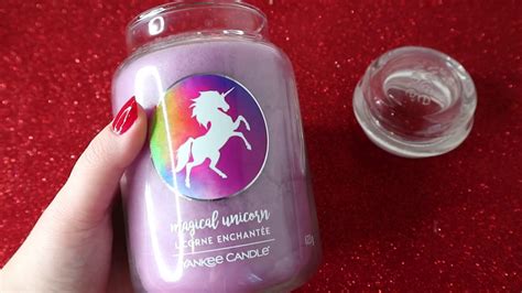 yankee candle limited edition unboxing magical unicorn youtube