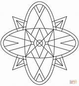 Kaleidoscope Coloring Pages Printable Categories Supercoloring sketch template