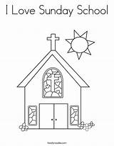 Coloring Sunday School Pages Printable Church Twistynoodle Color Sheets Kids Colouring Activity Jesus Lord Print Serve Lessons Noodle Will House sketch template