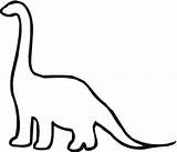 Dinosaur Outline Coloring Outlines Clipart Stegosaurus Dino Brontosaurus Brachiosaurus Kids Dinosaurs Pages Clip Cut Animal Cliparts Library Clipartbest Facts Super sketch template