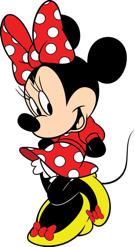 minnie mouse red  black png png image collection