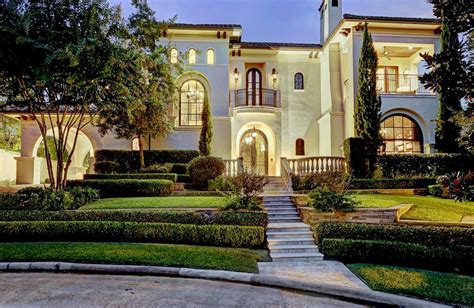 million spanish colonial mansion  houston tx homes   rich