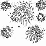 Fireworks Coloring Pages Printable Print Firework Kids Years Cool2bkids Year Popular sketch template