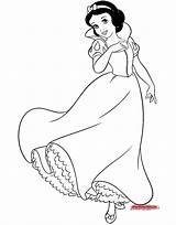 Printable Princesas Neve Branca Kartun Clipartmag Disneyclips Colorironline Getcolorings Gcssi sketch template