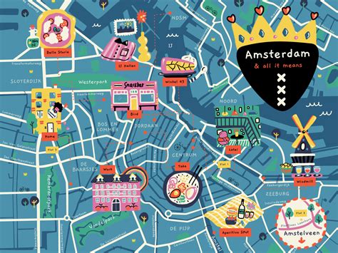 Amsterdam Map📍🇳🇱 By Valentina Salvi On Dribbble