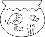 Fish Clipart Outline Coloring Pages Library Clip Easy sketch template