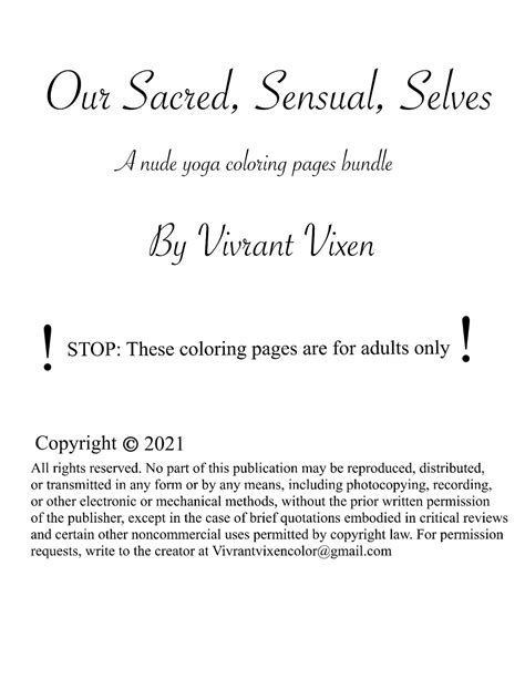 Yogi Digital Coloring Page Erotic Art Print Yoga Line Art Etsy