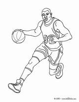 Jordan Coloriage Kobe Bryant Lebron Nba Coloringhome Dunking Regateando Imprimir Baloncesto Hellokids Jugadores Jonhson Línea sketch template