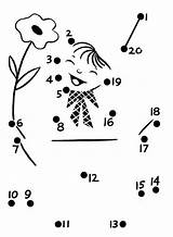 Dots Dot Connect Printable Pages Kids Coloring Activities Worksheets Kindergarten Printables Nursery Fun Easy Raisingourkids Maths Puzzles Activity sketch template