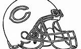 Bears Coloring Chicago Pages Helmet Football Printable Color Getdrawings Getcolorings Print sketch template