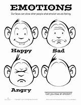 Coloring Face Sad Angry Faces Pages Smiley Printable Smiling Happy Drawing Getdrawings Getcolorings Emotion Emotions Color Colorings sketch template