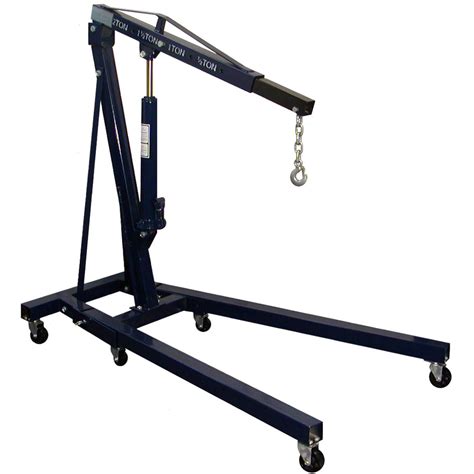 buffalo tools  ton foldable engine hoist  vehicle