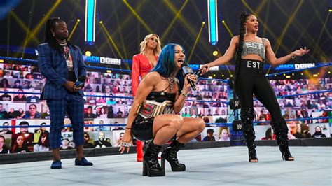 no wrestlemania 37 announcements made by edge and bianca belair on post