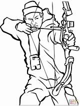 Chasse Arco Archery Arc Hunter Chasseur Flecha Tiro Coloriages Gratuits Dibujo Bows Dentistmitcham sketch template