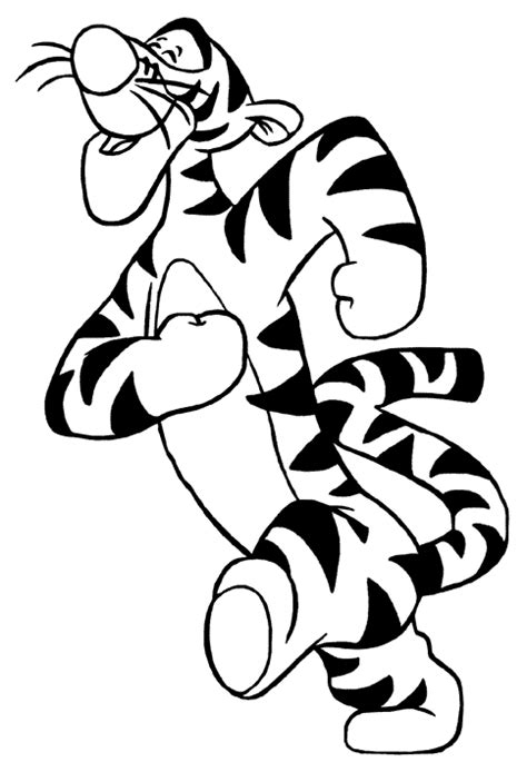 winnie  pooh coloring pages tigger