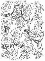 Leather Patterns Pattern Tooling Rose Carving Floral Drawings раскраски перейти контурные рисунки sketch template