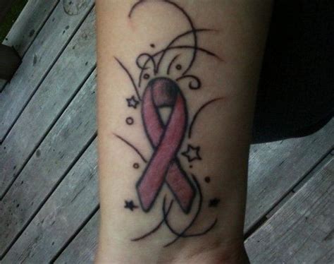 150 Meaningful Memorial Tattoo Ideas Cancer Ribbon Tattoos In Loving