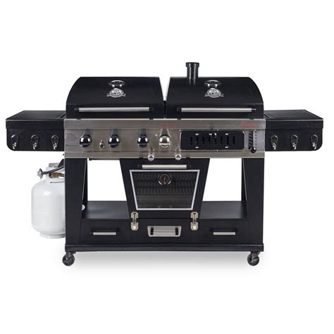 pit boss memphis ultimate gas  charcoal combo grill  electric smoker walmartcom gas