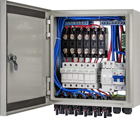eco worthy  string pv combiner box  circuit breakers  solar panel buy