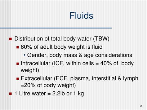 Ppt Disorders Of Fluid And Electrolyte Balance Powerpoint