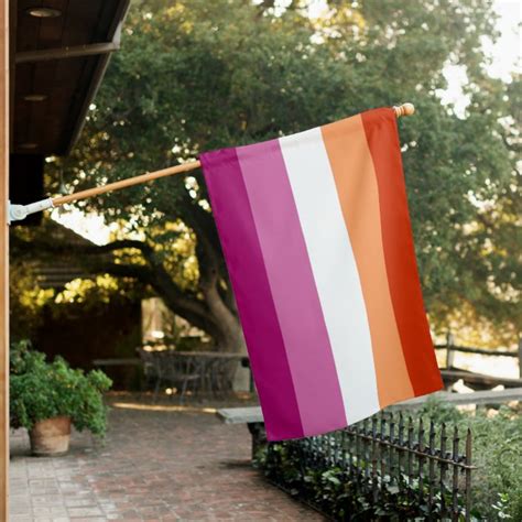 lesbian pride flag 5 stripes