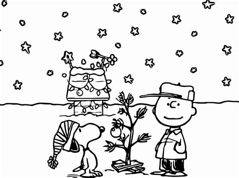 snoopy christmas coloring page beautiful holidays charlie brown peanuts