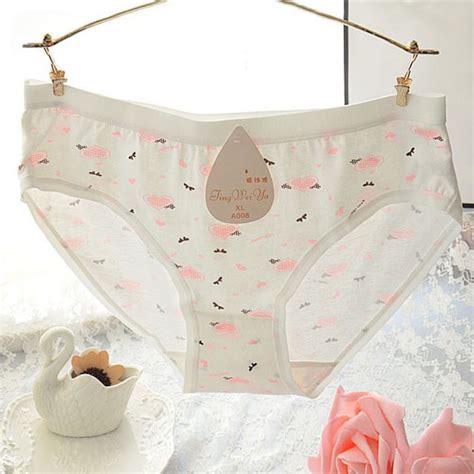 buy korean women girls cute cotton underwear printed