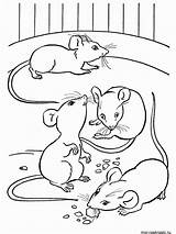 Coloring Mouse Pages Printable sketch template