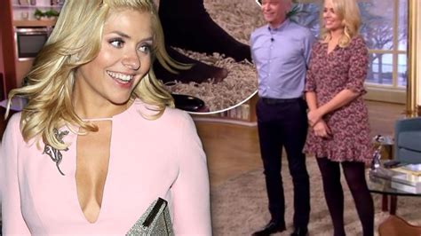Hungover Holly Willoughby Presents This Morning Without Shoes After