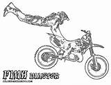 Motocross Coloring Pages Dirt Bike Getcolorings Racing Printable Color sketch template