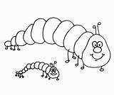 Caterpillar Caterpilar sketch template