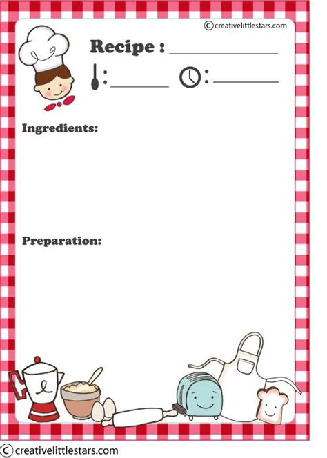 recipe tarjetas de recetas imprimibles libros de recetas