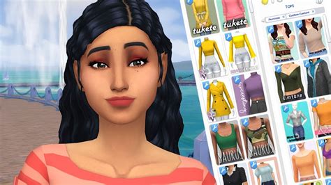 massive cc clothing haul 100 items the sims 4 custom content shopping youtube