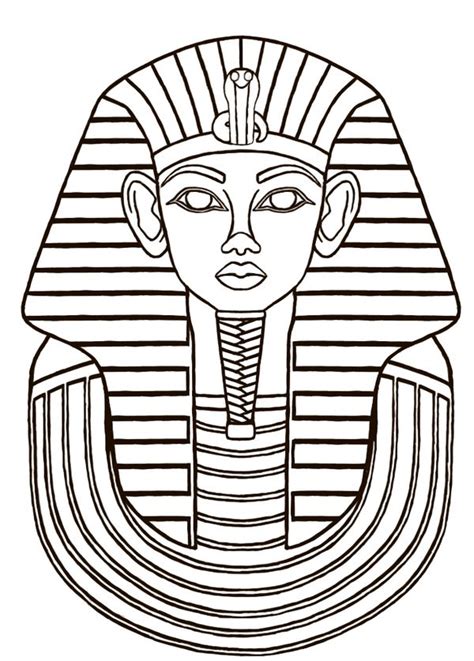 Egyptian Sarcophagus Designs Then I Did A Line Drawing