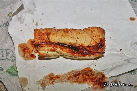 shit  eat subways december   special  incher meatball sandwich