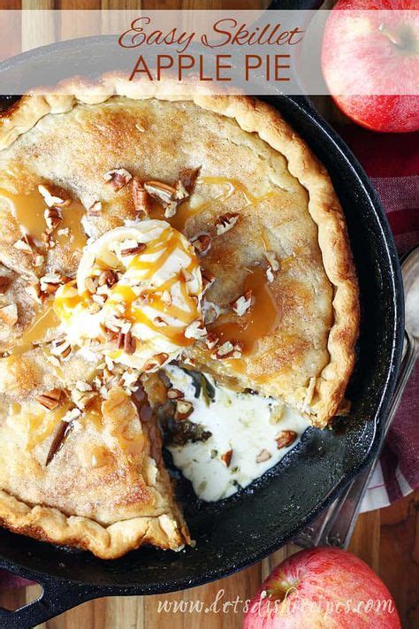 Quick And Easy Skillet Apple Pie Recipe Bbq Dessert Recipes Bbq