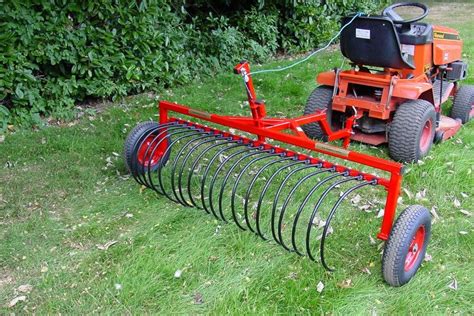 garden tractor landscape rake zandalus farm tools  equipment