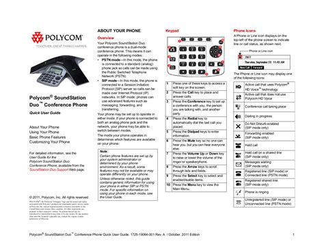 polycom soundstation  telephone manual