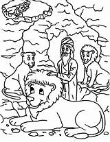 Daniel Lions Coloring Den Pages Lion Darius King Bible Put Into Family Preschool Printable Getcolorings Print Color Getdrawings Netart Colorings sketch template