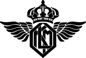 klm royal dutch airlines logo png vector ai